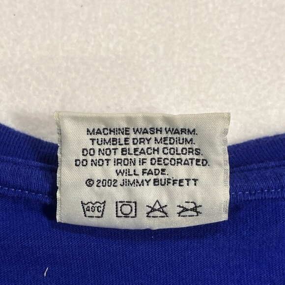 Margaritaville Jimmy Buffett T-Shirt XXL Blue Ocho Rios Jamaica 2002 - Picture 8 of 11